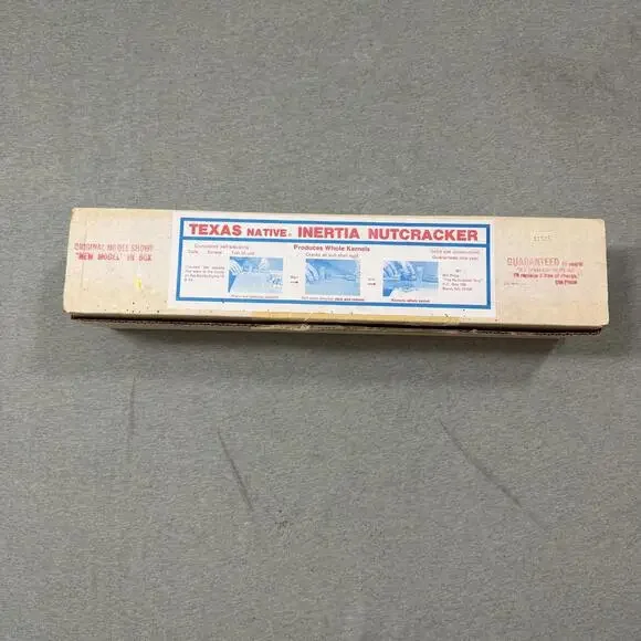 Vintage Texas Native Inertia Nutcracker Cracks Walnuts Pecans Hazelnuts Almonds - Picture 2 of 2